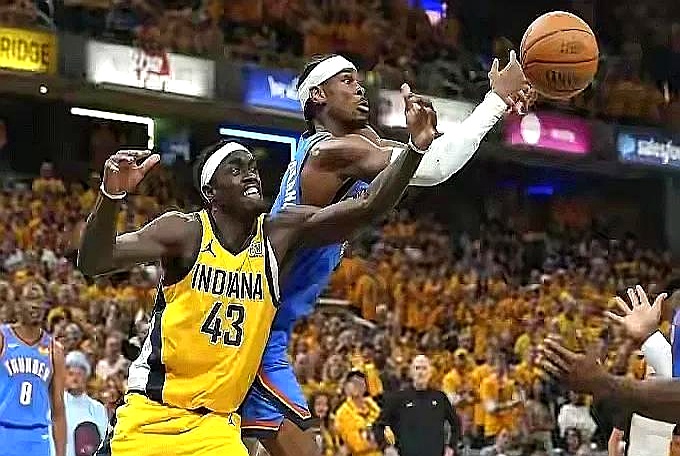 步行者主场不敌雷霆，遭遇失利